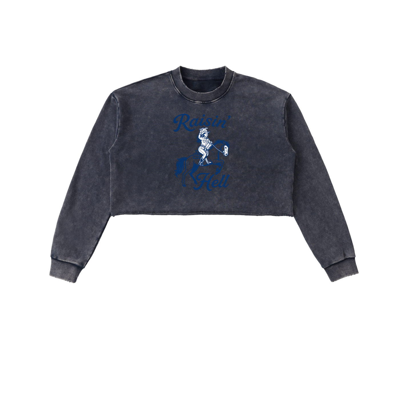 RAISIN’ HELL Cropped Sweatshirt