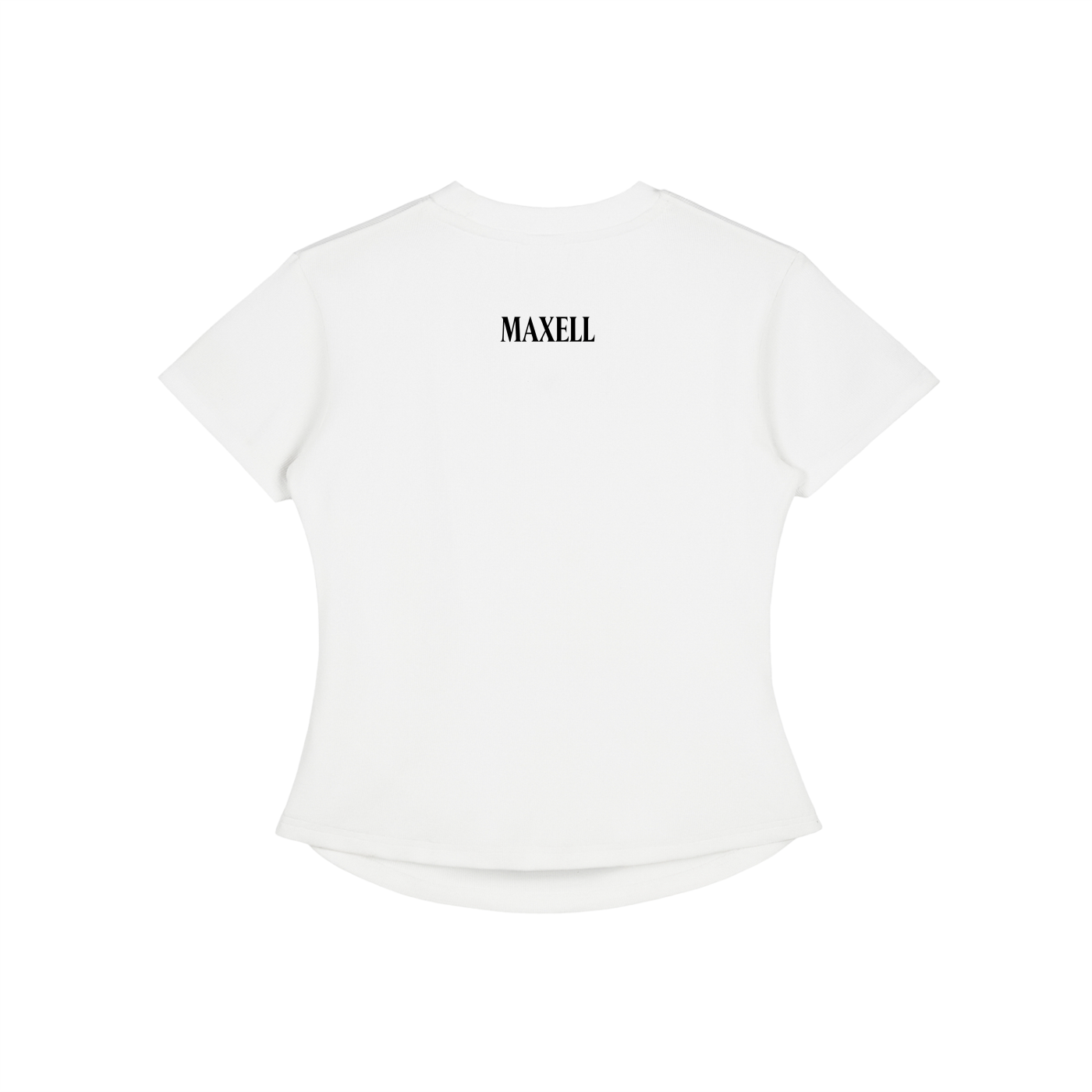 Vintaged-Wash Bodycon Cotton T-Shirt