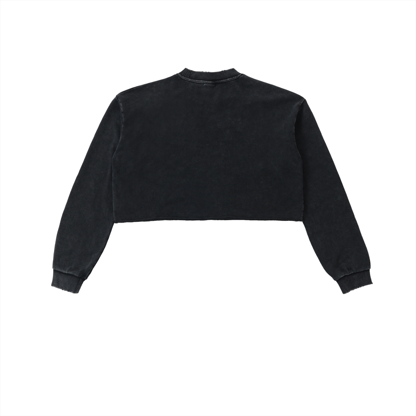 Cowgirl Swing Snow-Washed Crop Pullover