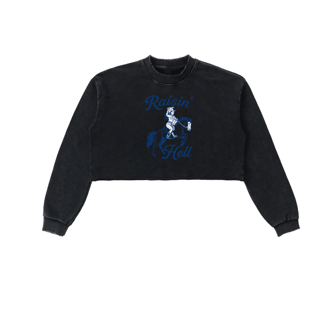 RAISIN’ HELL Cropped Sweatshirt