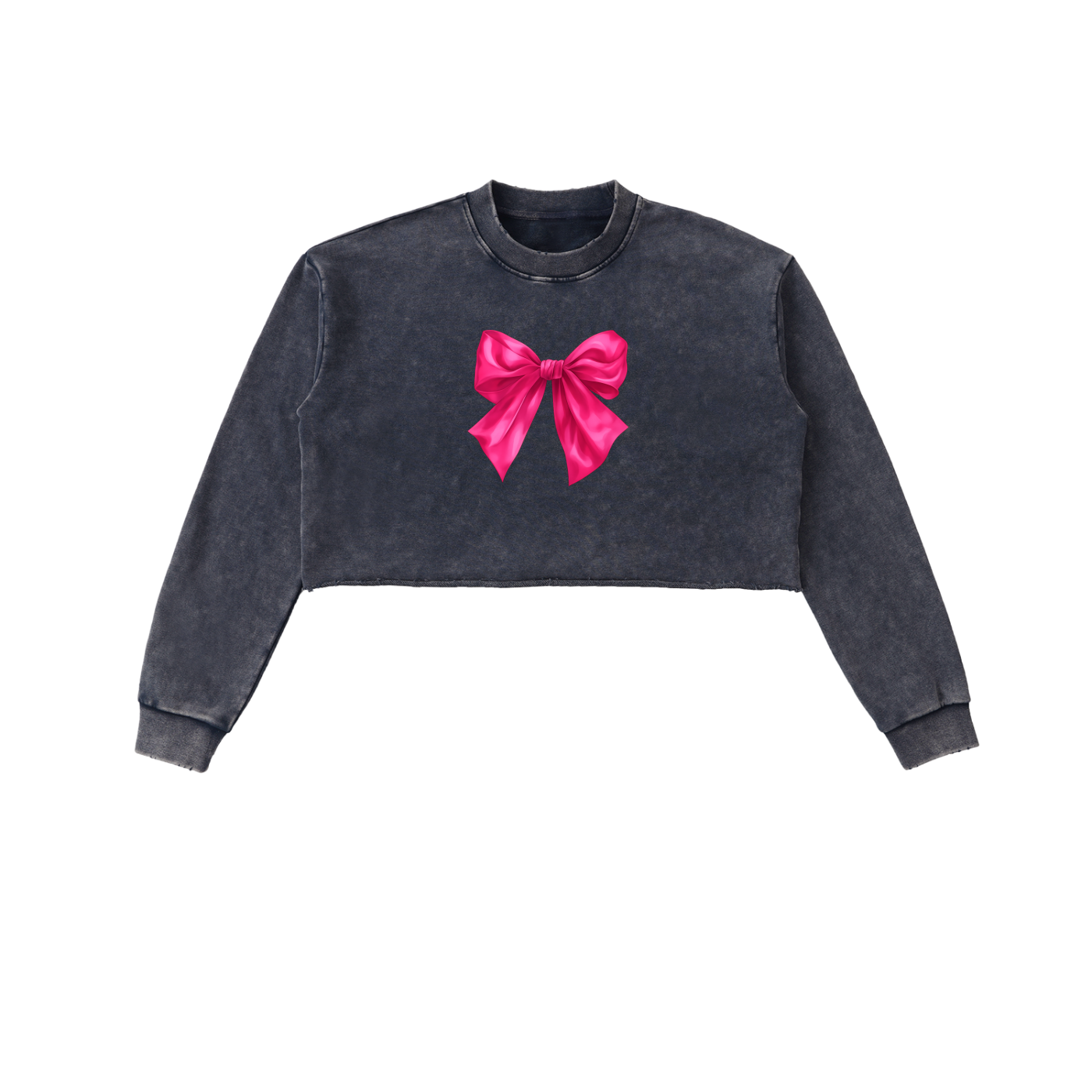 Wrapped in Ribbon Crop Pullover