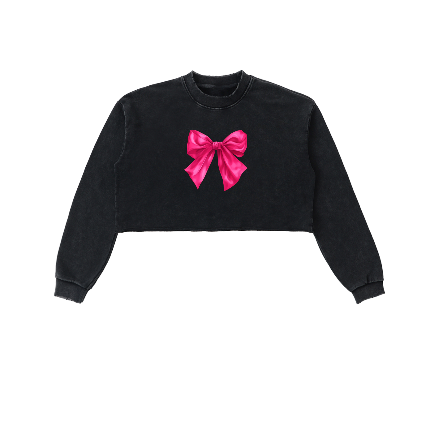 Wrapped in Ribbon Crop Pullover