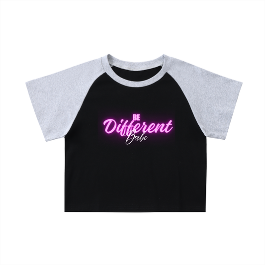Be Different Babe Raglan Tee