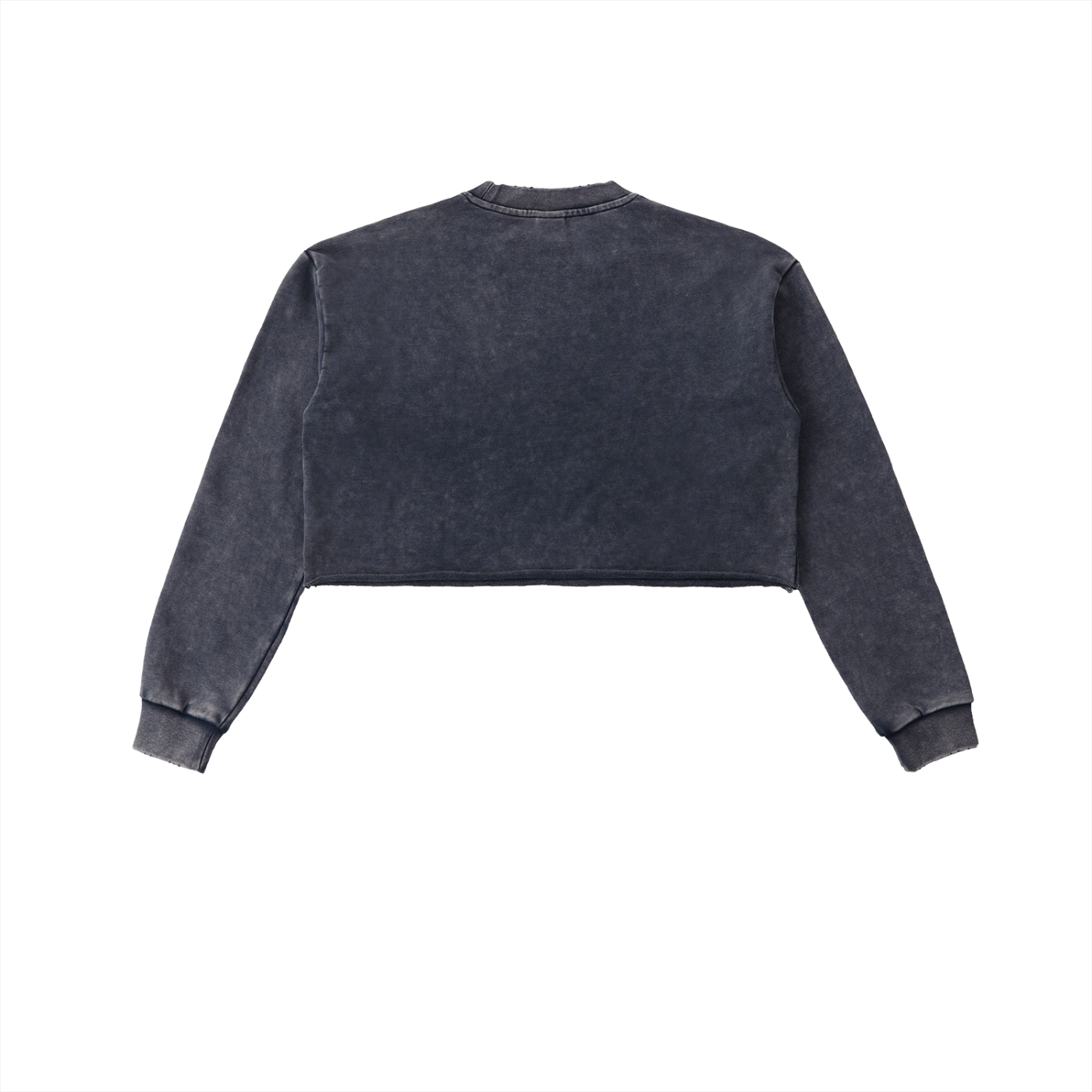 Cowgirl Swing Snow-Washed Crop Pullover