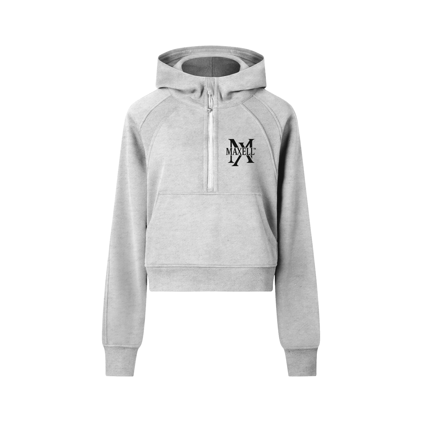 MAXELL™ Cropped Zip Hoodie