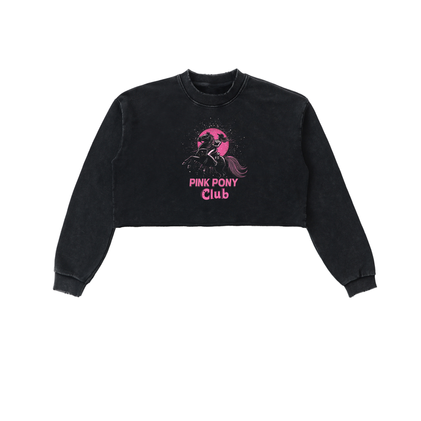 Pink Pony Club Crop Pullover